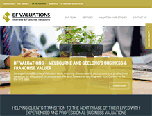 Tablet Screenshot of bfvaluations.com.au